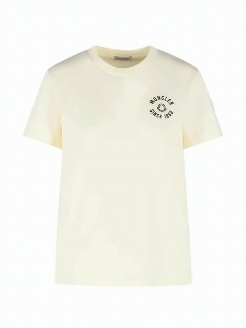 Moncler Short-Sleeved Cotton T-Shirt With Graphic Design