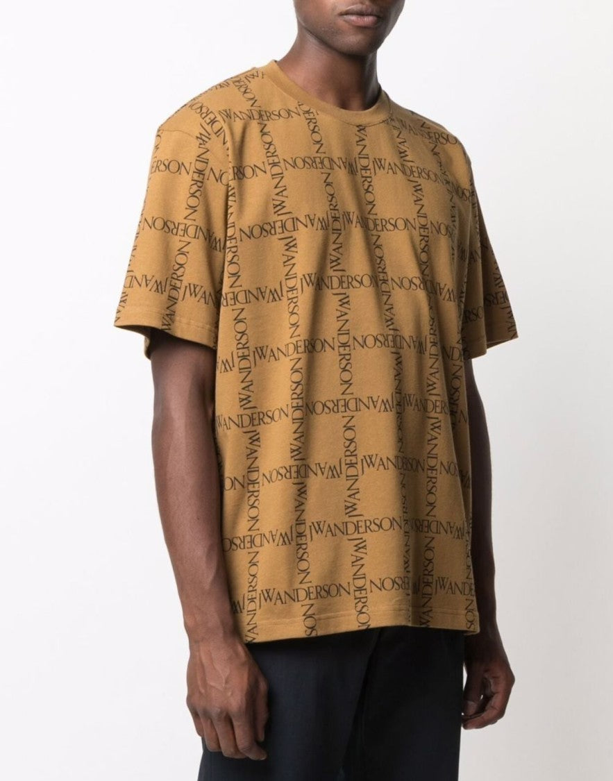 J. W. Anderson All Over Logo Oversize T-Shirt