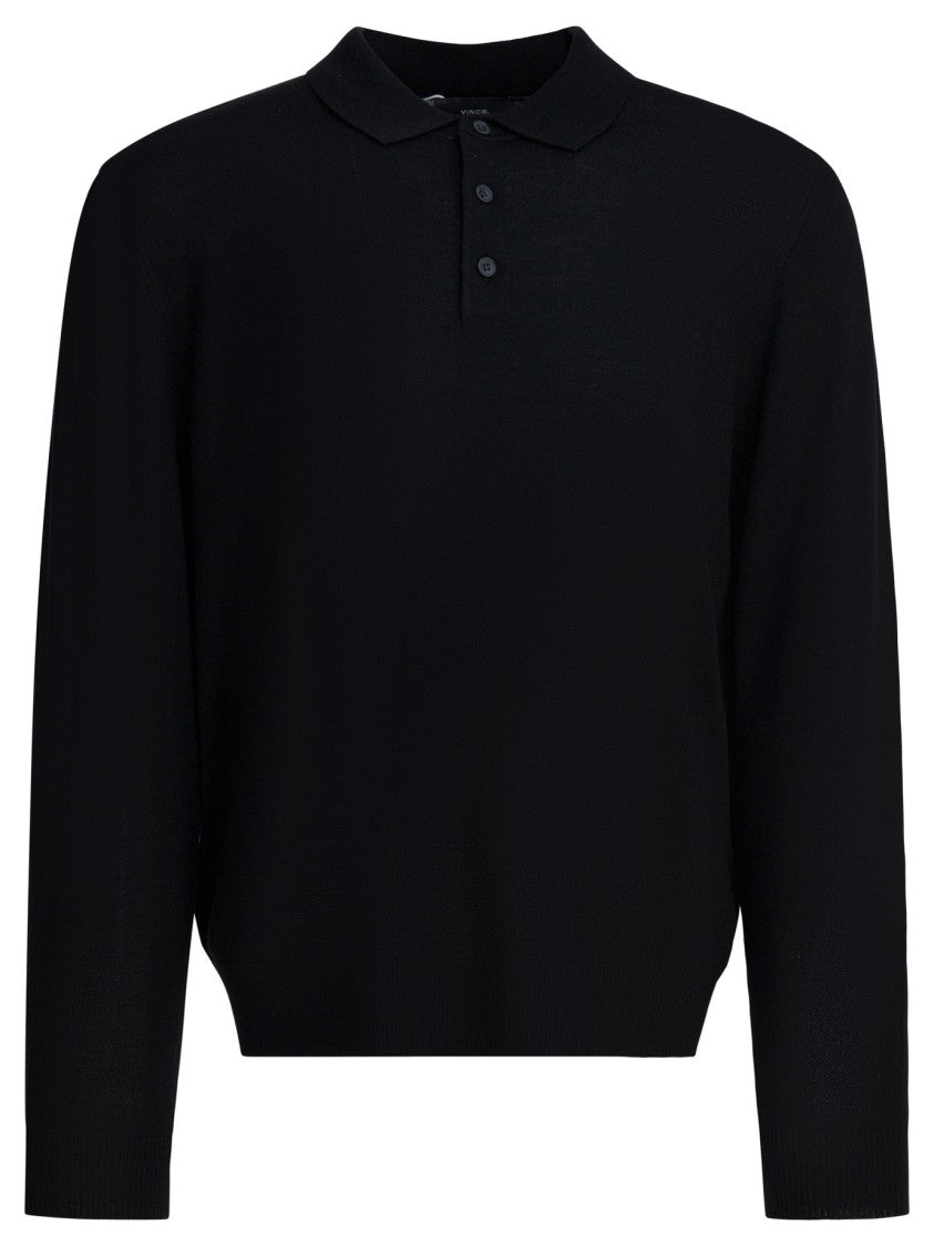 Vince Merino Wool Polo Shirt