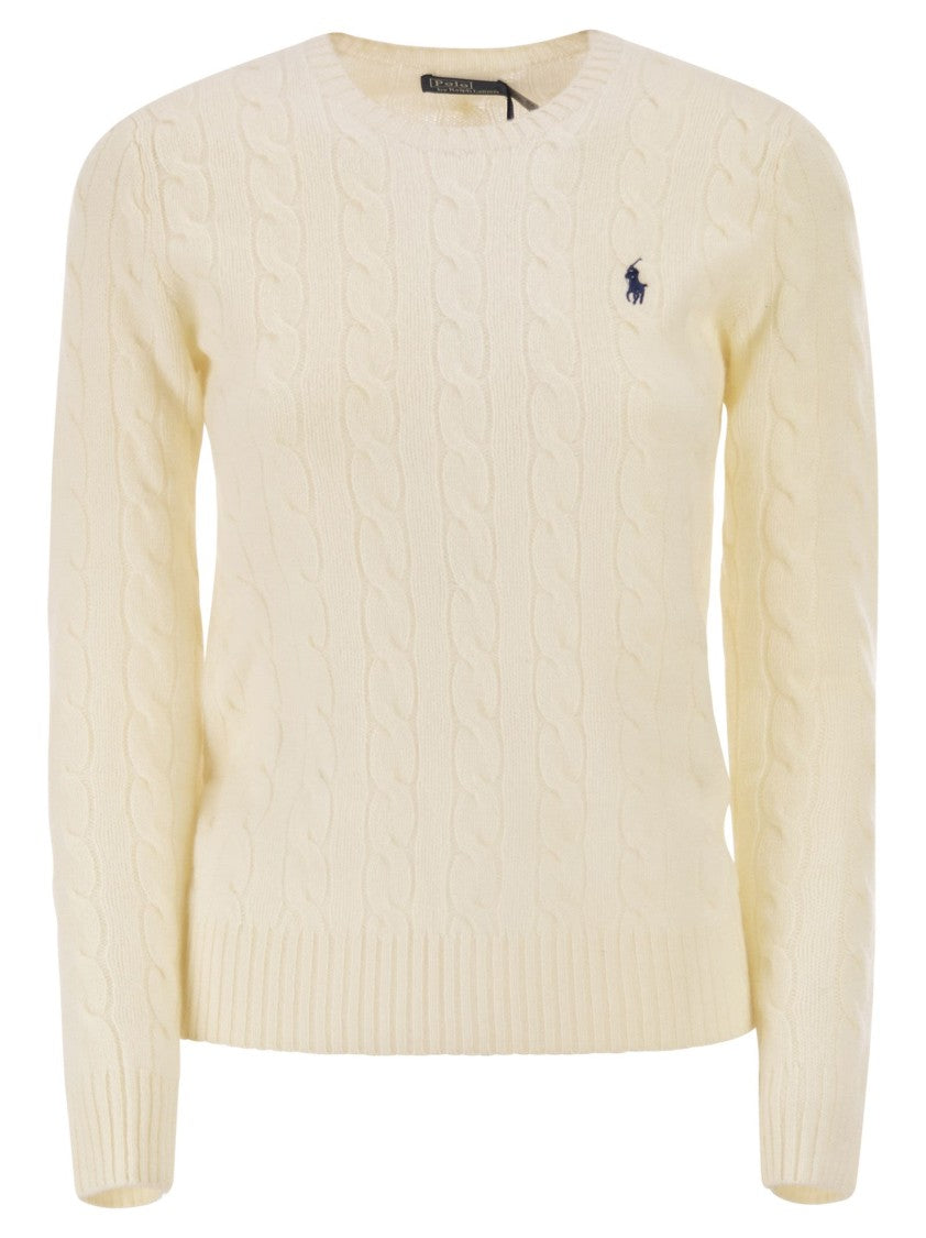 Polo Ralph Lauren Plaited Wool And Cashmere Crew-Neck