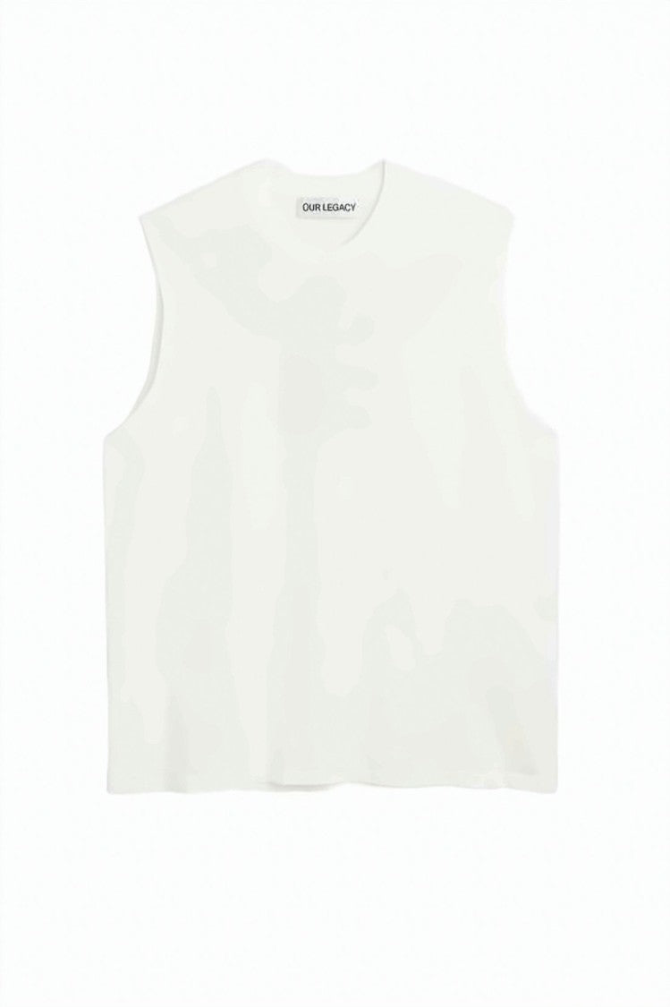 Our Legacy Boxy Crew Neck Long Sleeve T-Shirt With Ghost Stripe Detailing