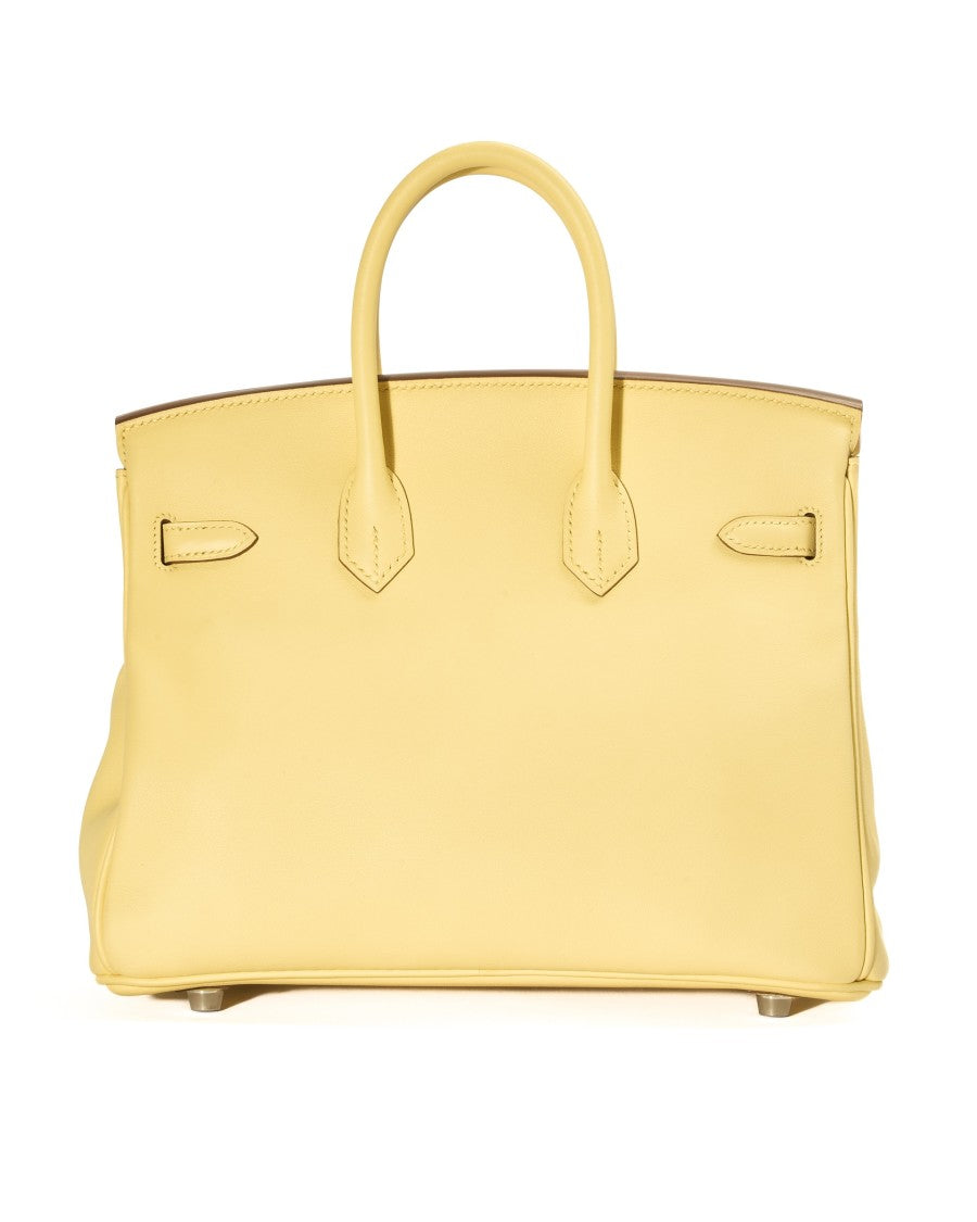 Hermès Sac Birkin 25 Swift Jaune Poussin