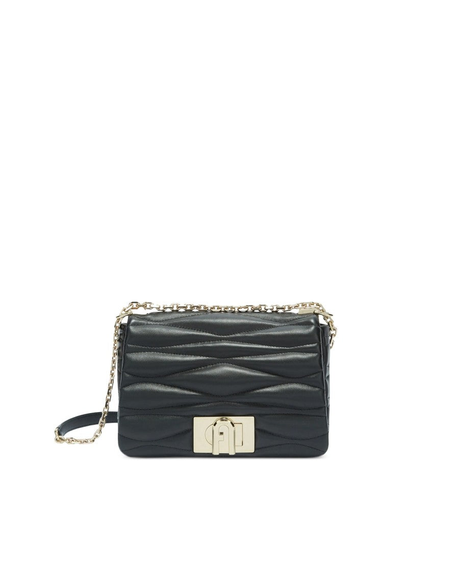 Furla 1927 S Crossbody Bag - Black