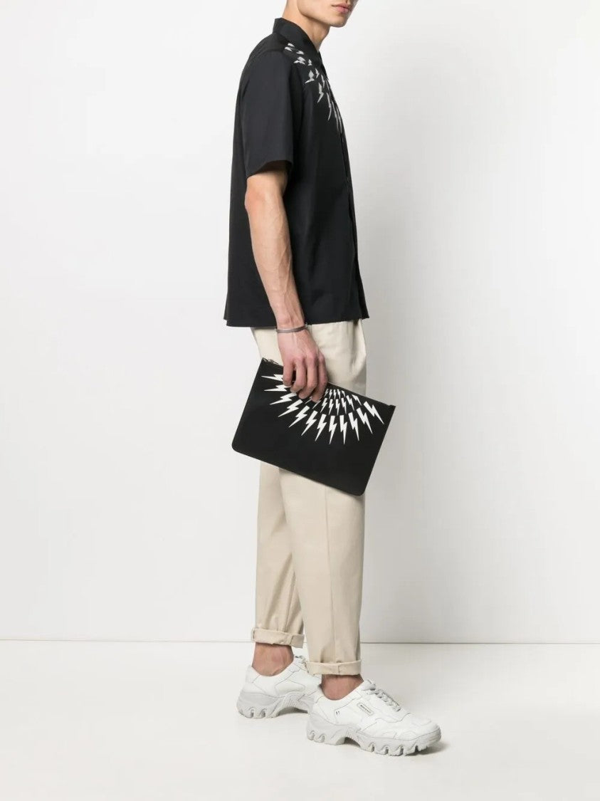 Neil Barrett Structured Minimalist Bag With Clean Lines By Neil Barrett