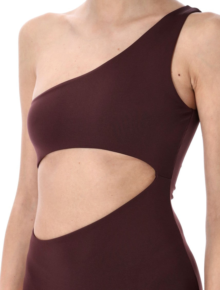 Magda Butrym Asymmetrical One-Piece Swimsuit With Striking Cut-Out