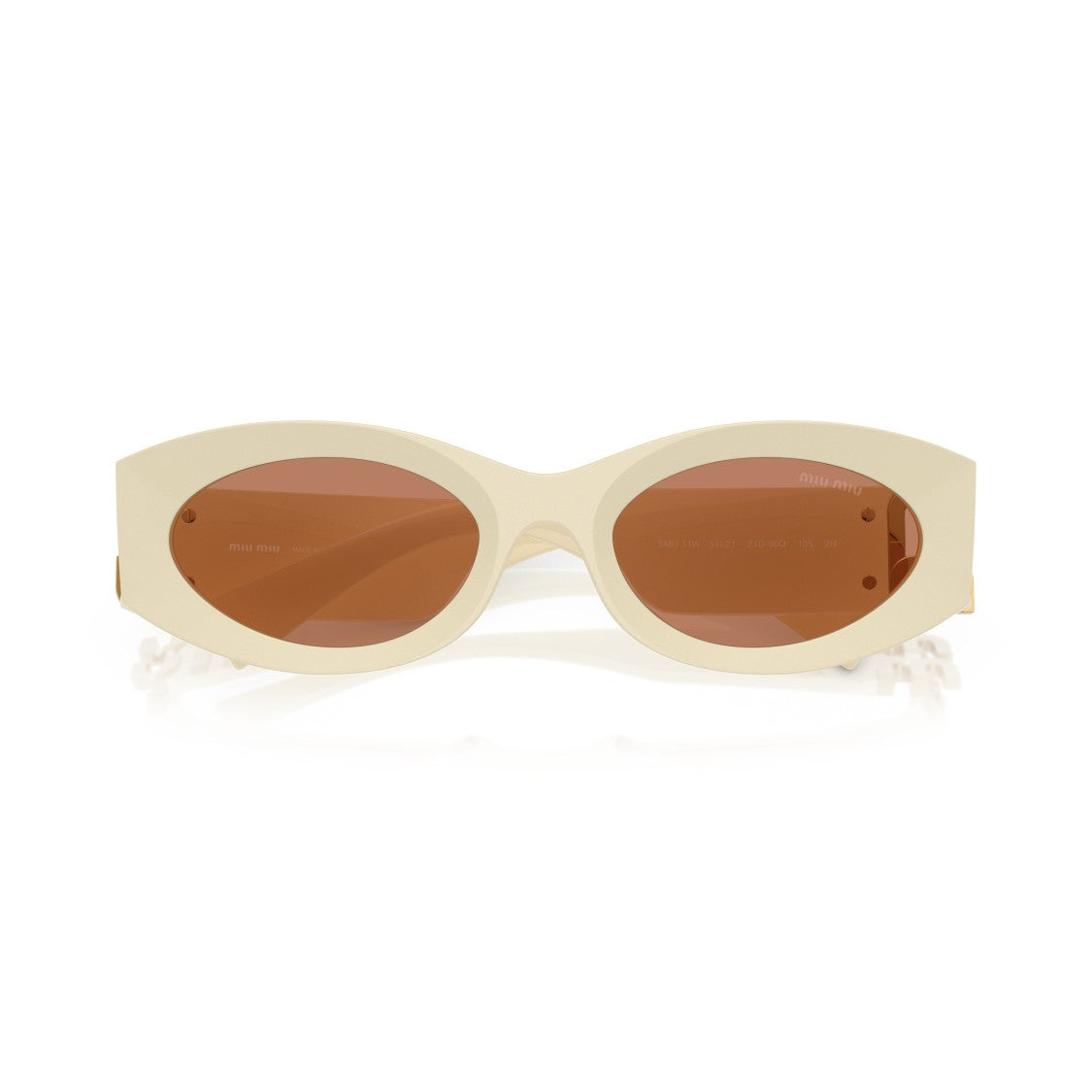 Miu Miu 0Mu 11Ws Elongated Oval Sunglasses