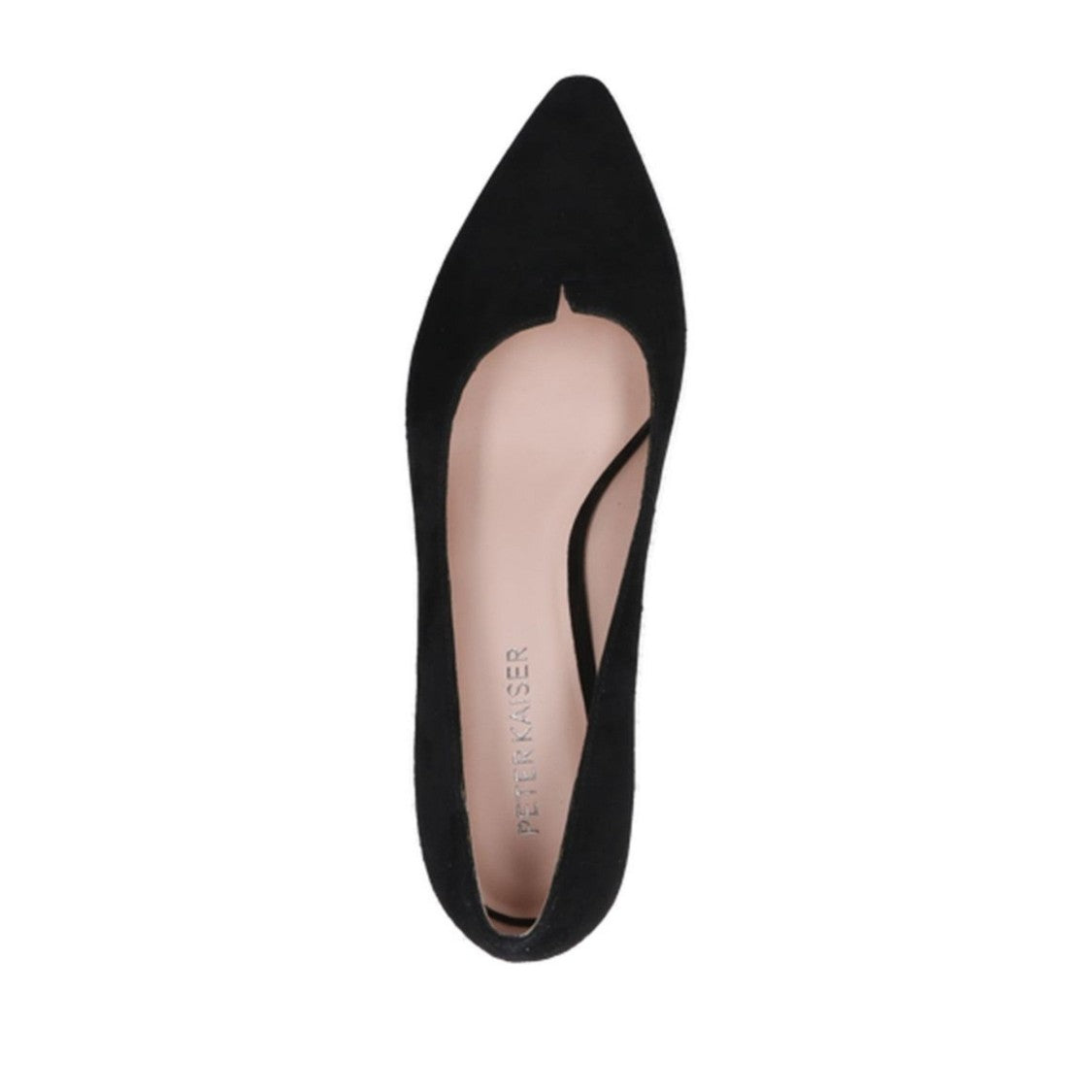 Peter Kaiser Black Pointed Toe Block Heel Leather Dress Pumps