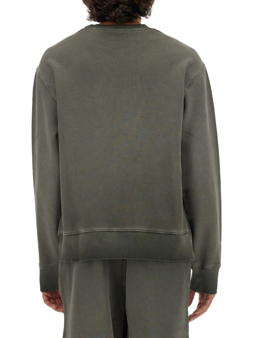 Msgm Washed Out Jersey Sweatshirt