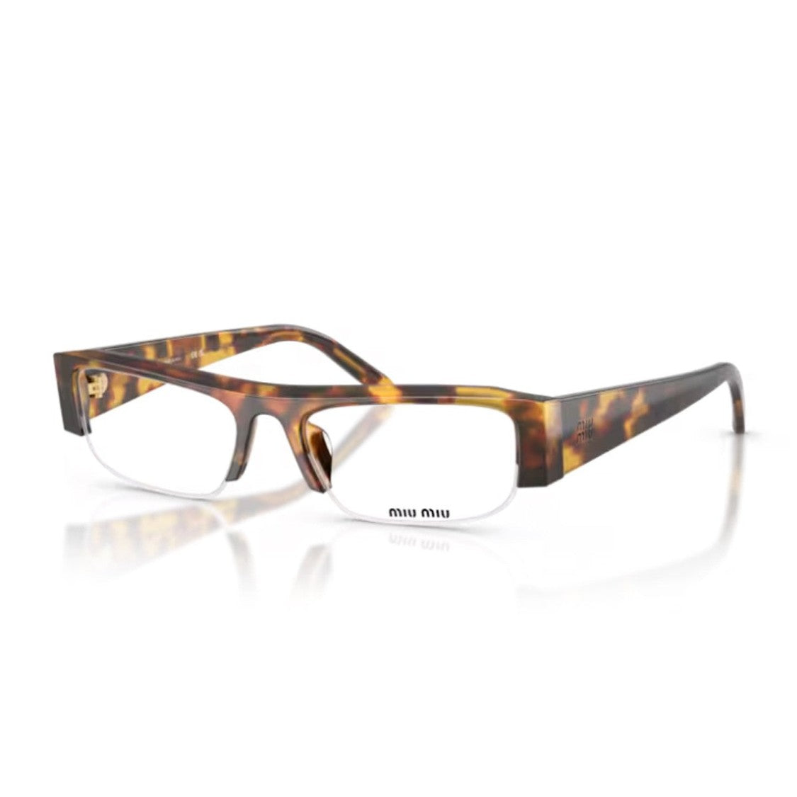 Miu Miu Havana 0Mu B07s Acetate Eyeglasses