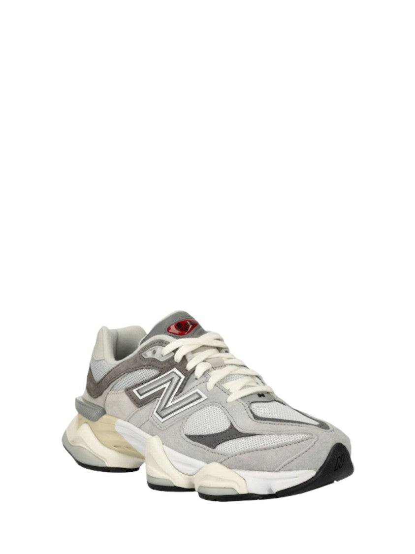 New Balance Grey White Suede 9060 Sneakers
