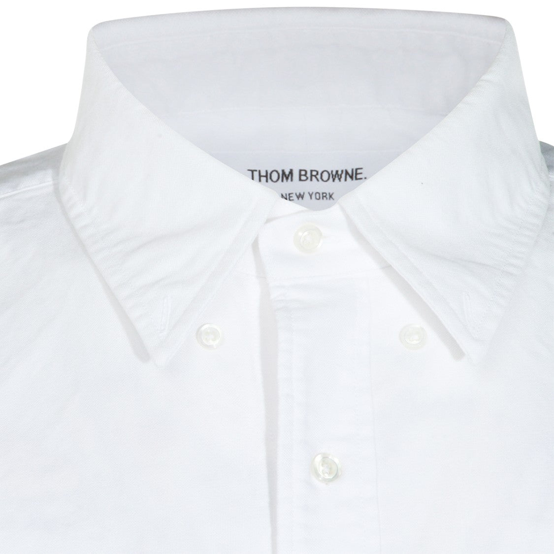 Thom Browne White 4-Bar Cotton Shirt
