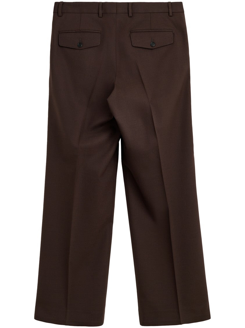 Sunflower Wide Pleated Trouser Relaxed Wide-Leg Pants