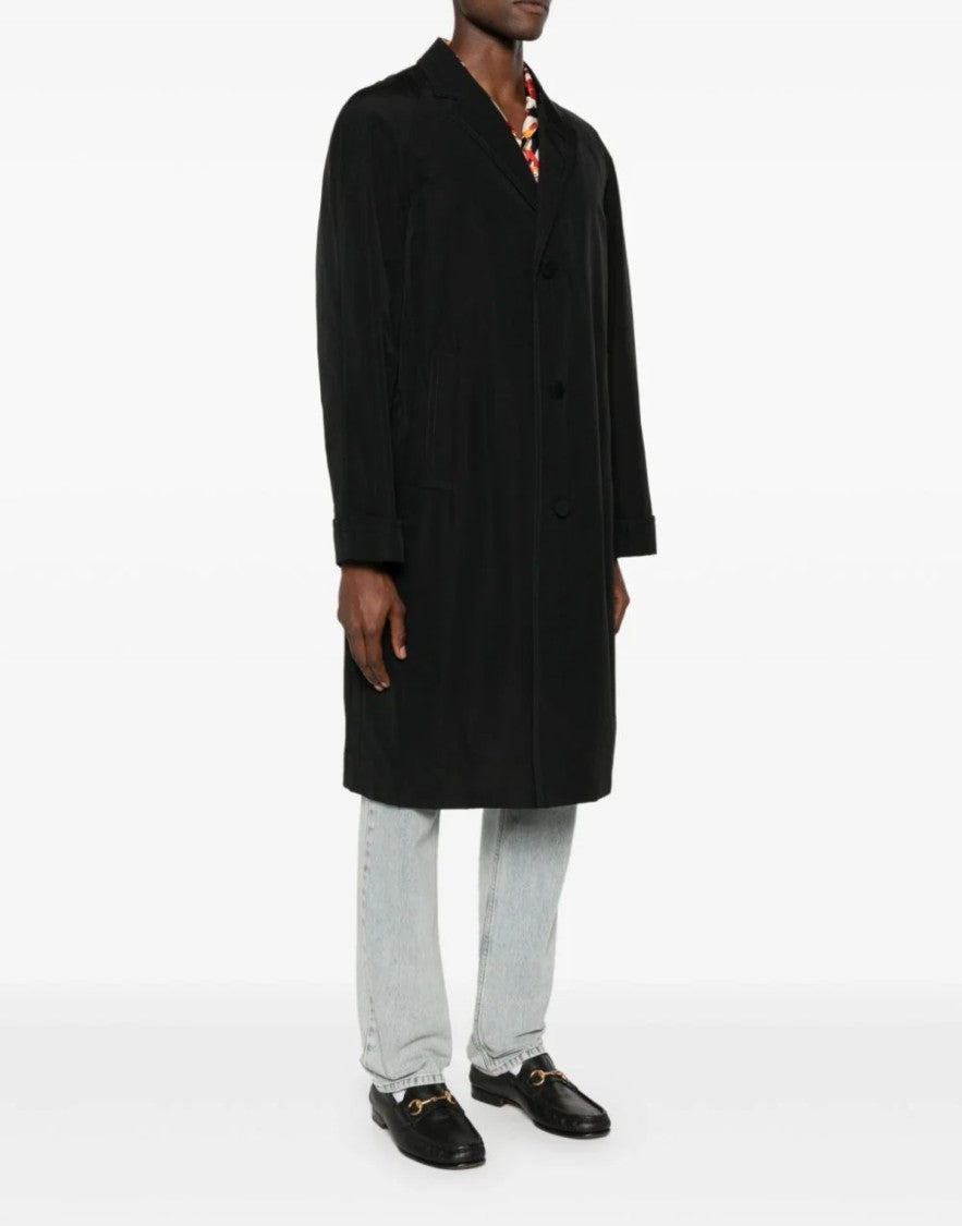 Gucci Single-Breasted Cotton Poplin Coat