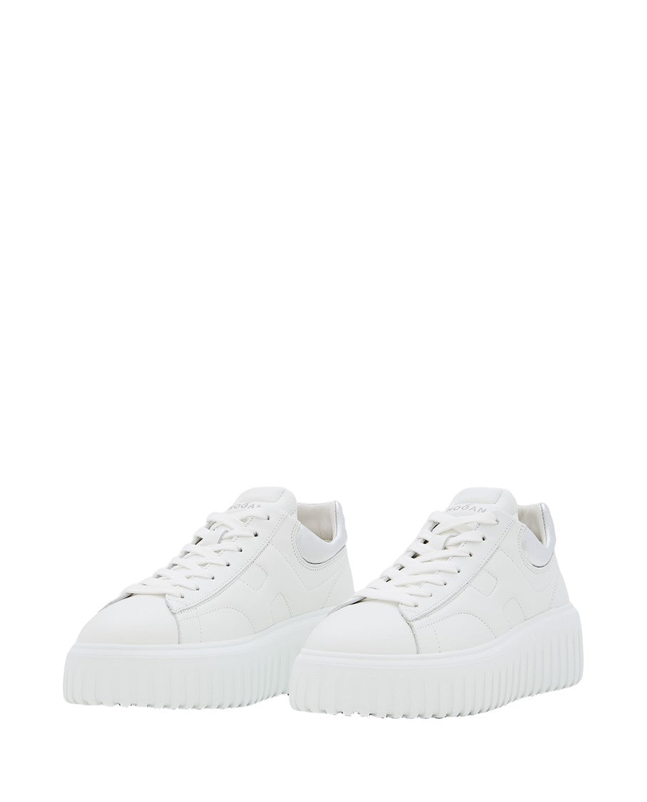 Hogan H-Stripes Lace Up Sneakers