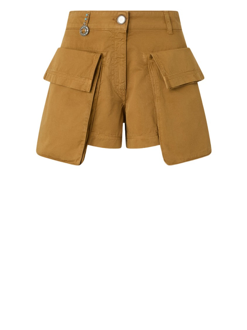 Pinko Campobasso Cotton Shorts