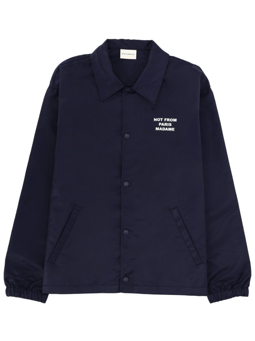 Drôle De Monsieur Snap Button Elasticated Cuffs Jacket