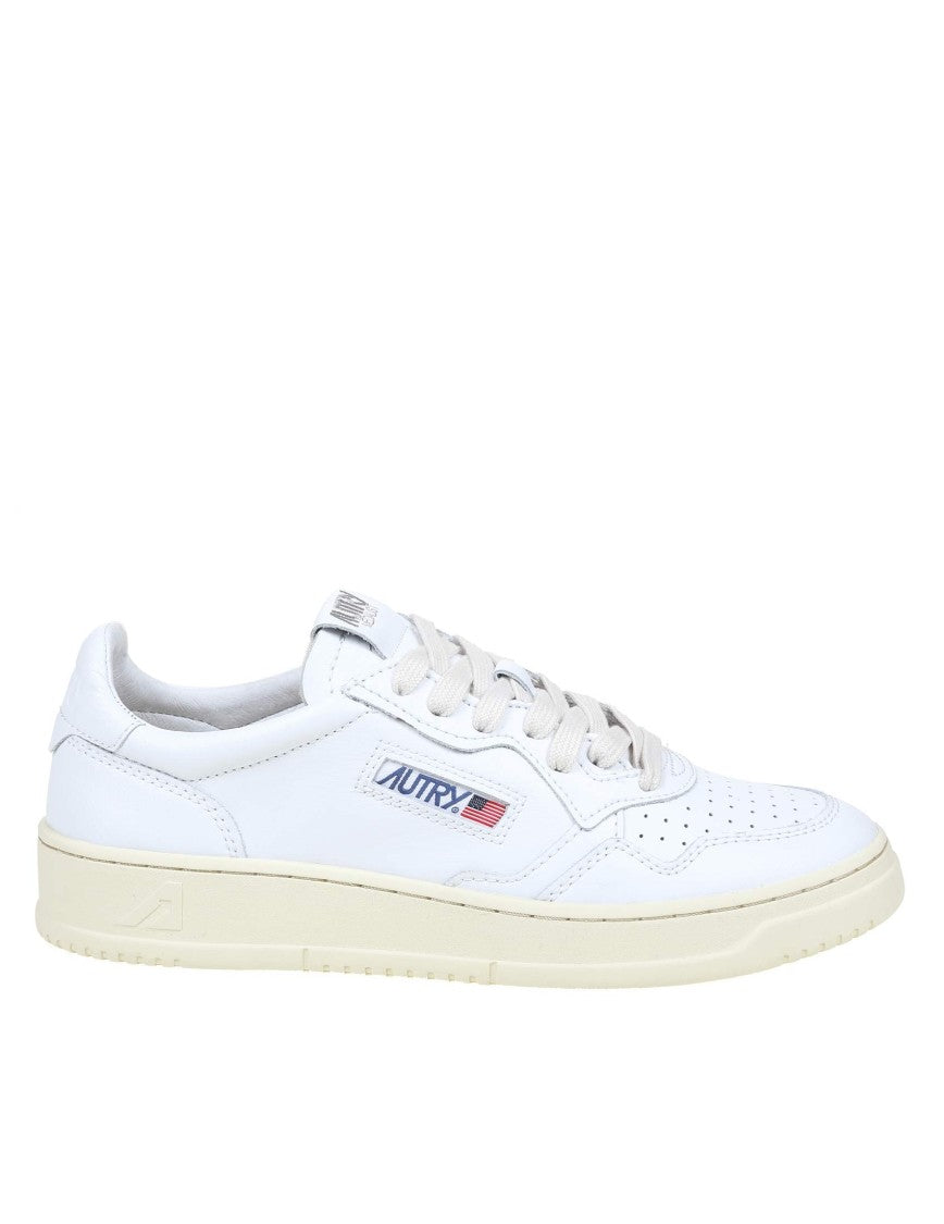 Autry White Leather Sneakers