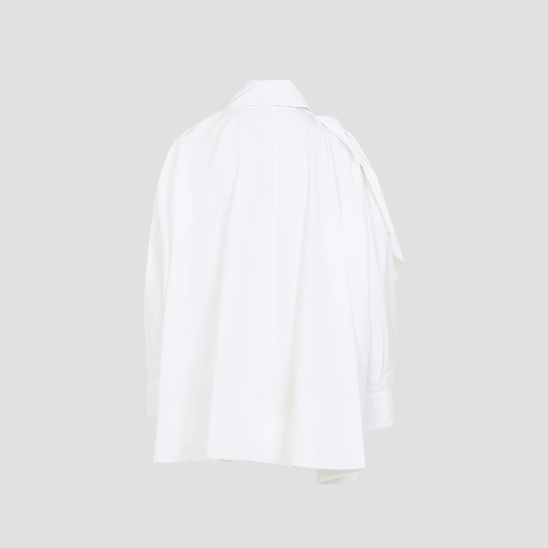 Givenchy White Cotton Bow Shirt