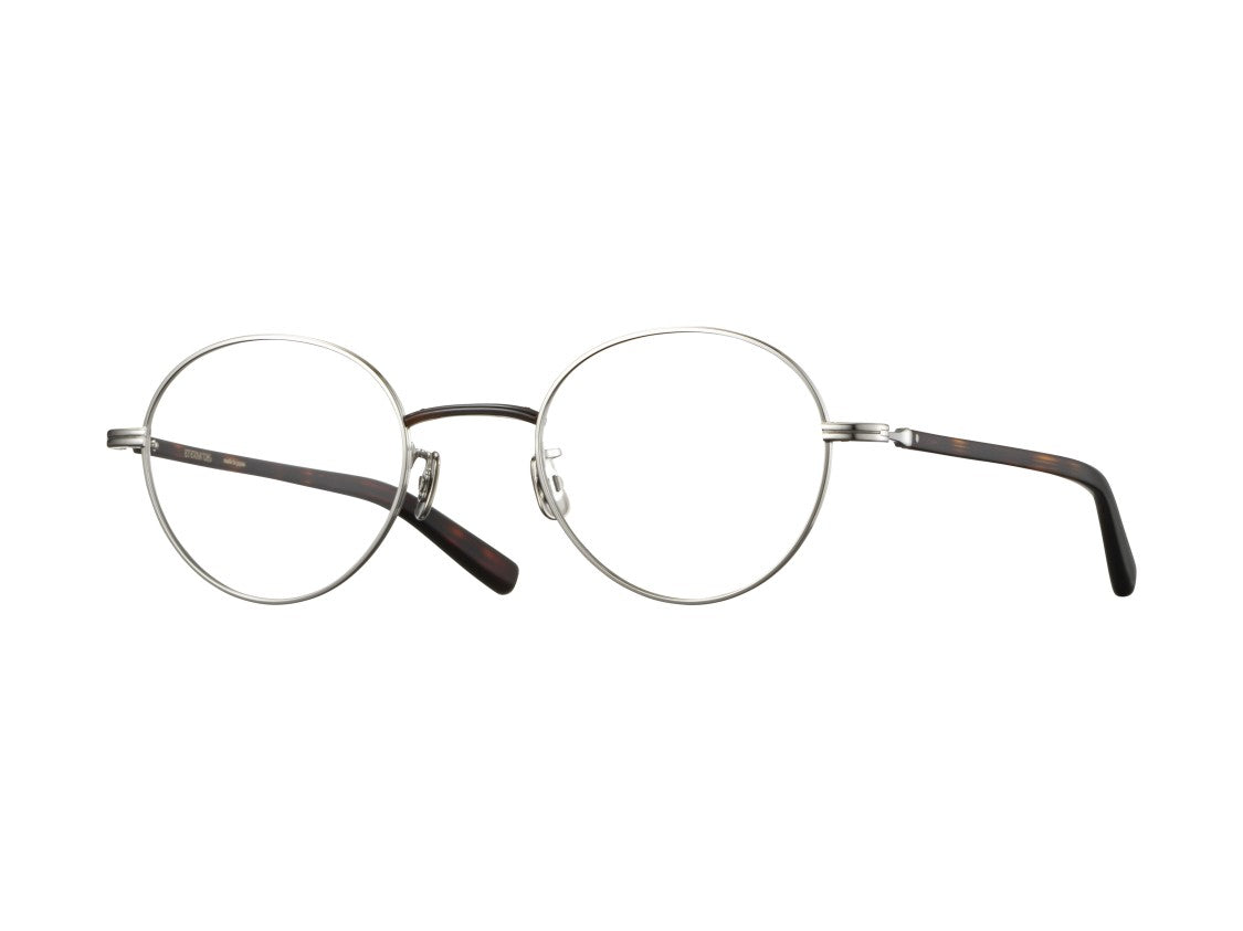 Eyevan Silver 220 Rx Thin Metal Round Eyeglasses