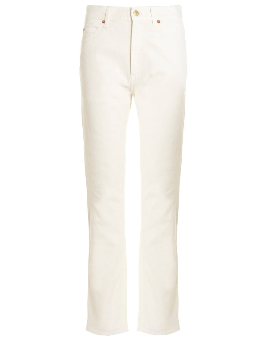 Gucci Denim Jeans With Horsebit Detail