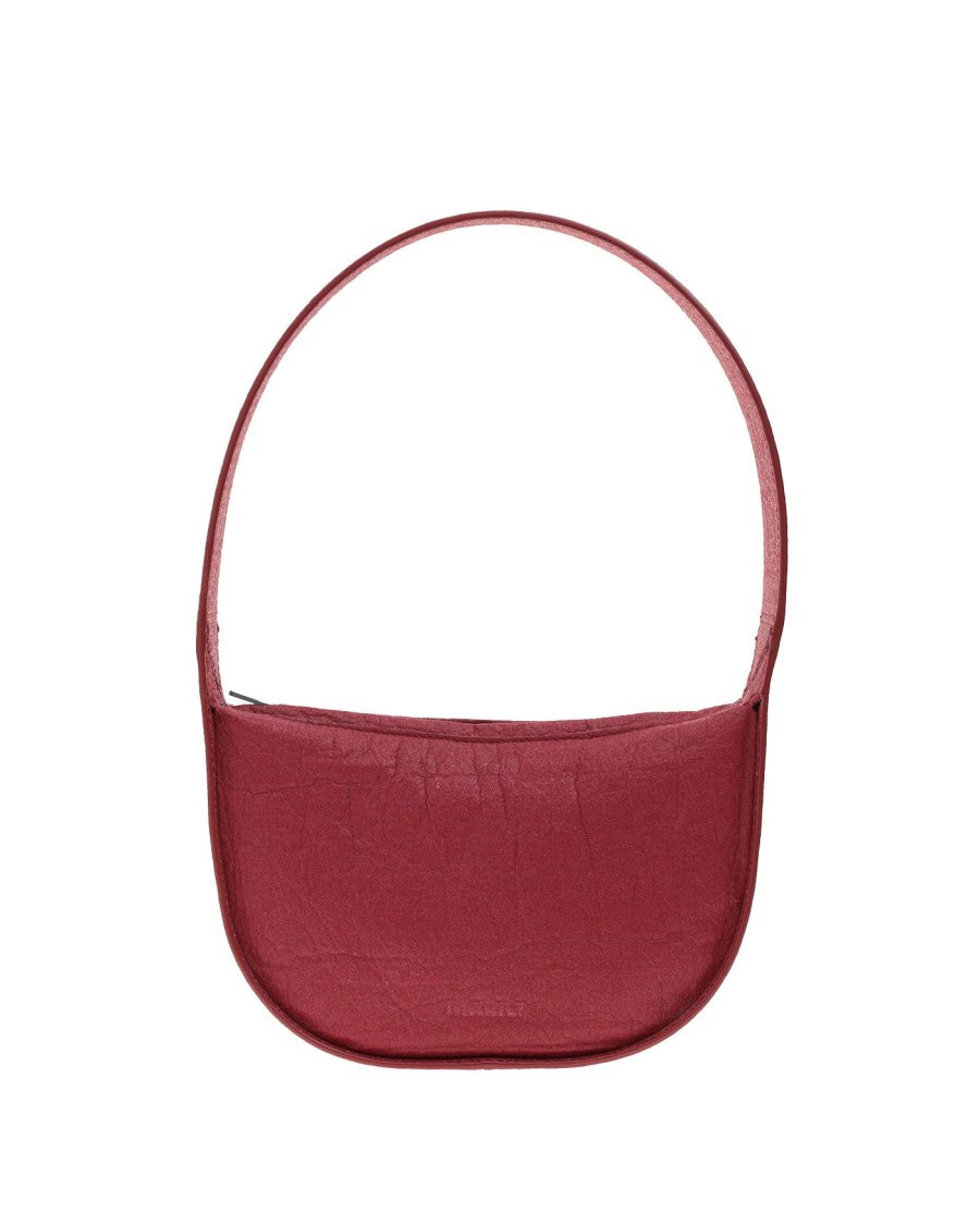 Marici Burgundy Shoulder Bag With Structured Frame