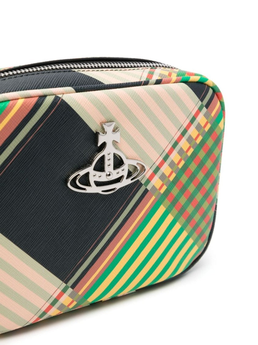 Vivienne Westwood Rectangular Combat Tartan Bag