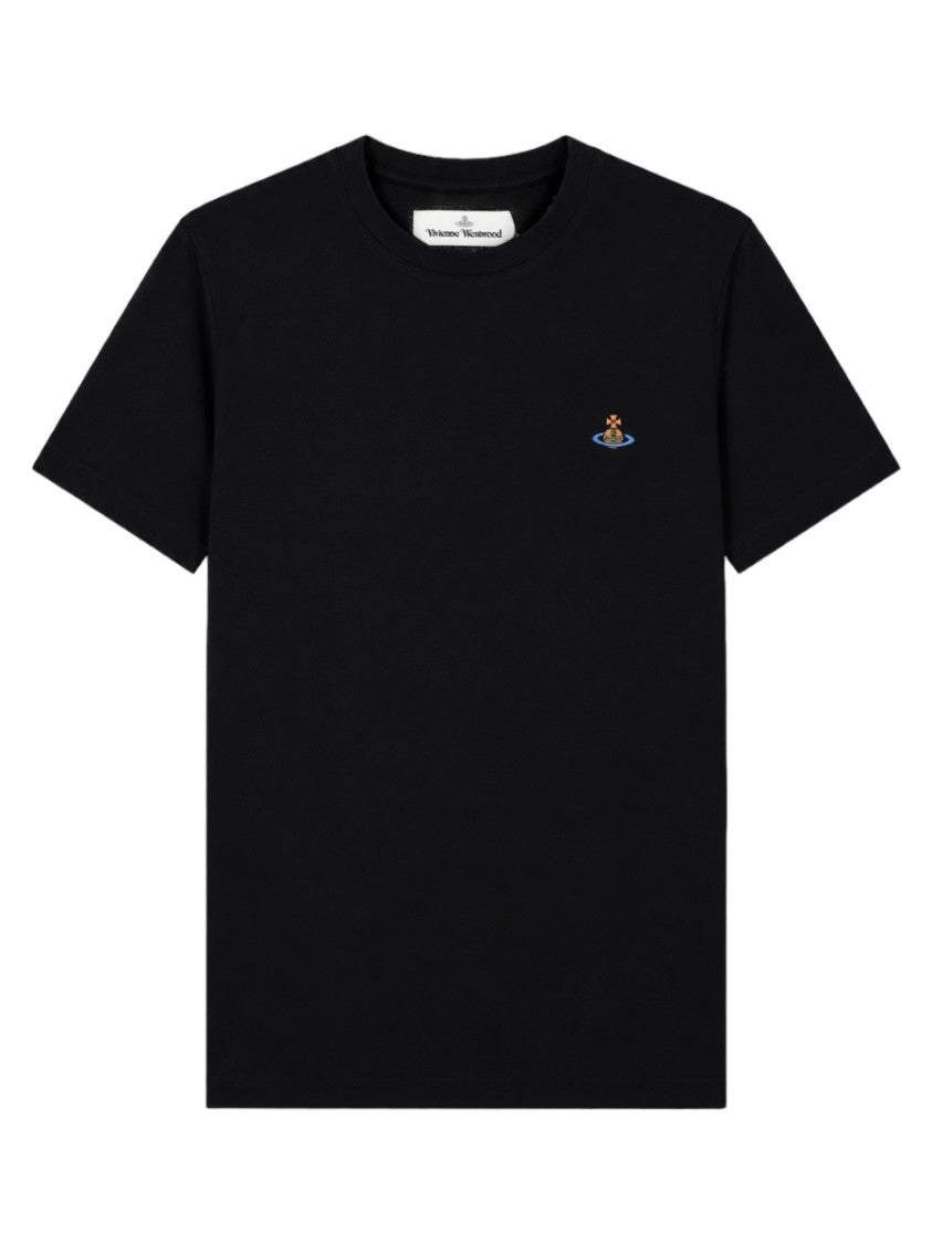 Vivienne Westwood Classic Emblem Crew Neck Cotton T-Shirt