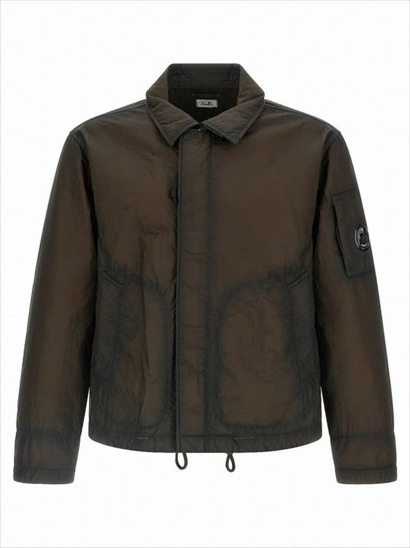C.P. Company Cropped Polyamide Jacket With Classic Collar