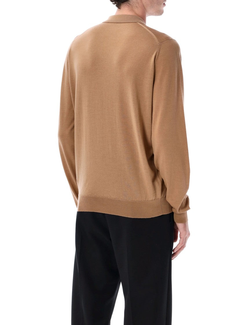 John Smedley Belper Extra Fine Merino Wool Polo Shirt