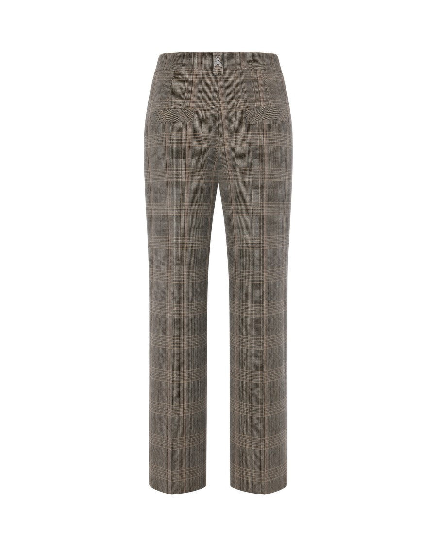 Patrizia Pepe Prince Of Wales Tailored Straight-Leg Pants