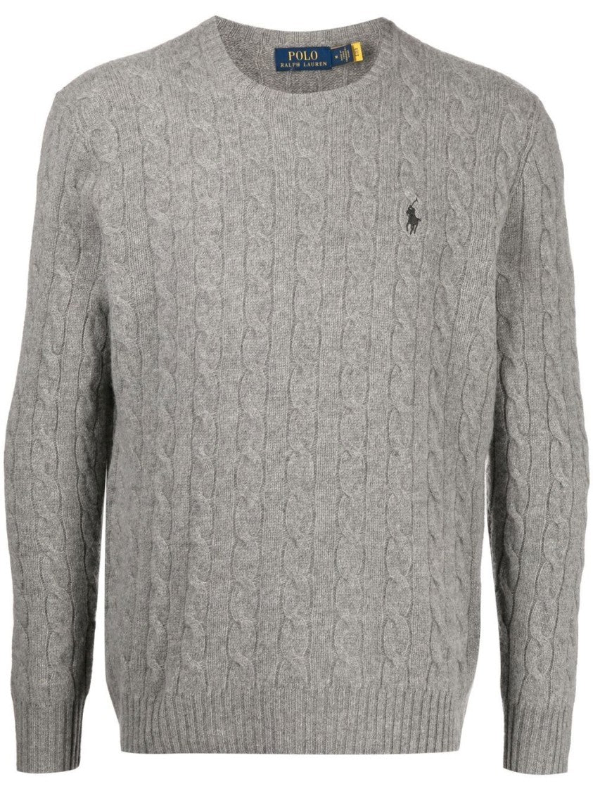 Polo Ralph Lauren Cable Knit Sweater With Crew Neckline