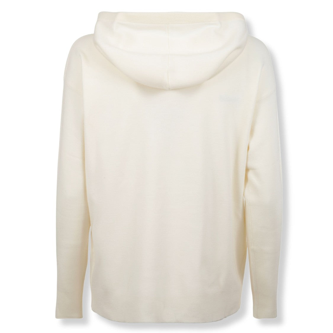 Max Mara Oversized Logo Print Hoodie With Adjustable Hood