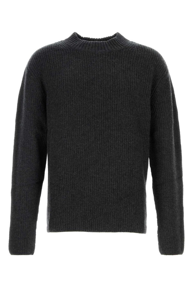Le Kasha Charcoal Cashmere Stmalom Sweater