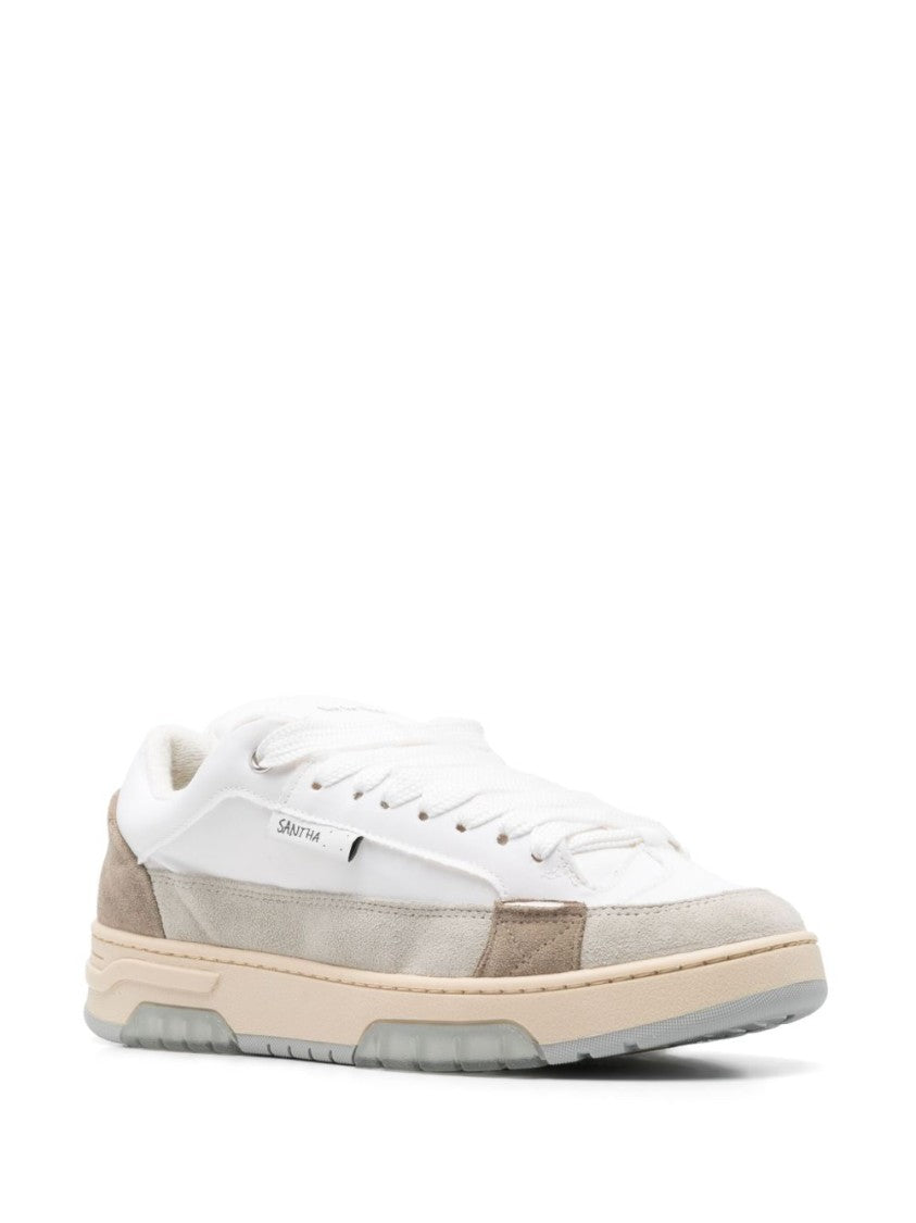 Santha Color-Block Sneakers With Branded Heel Counter