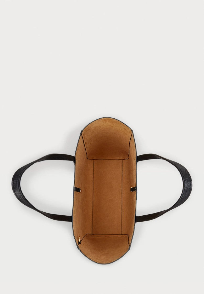 Lauren Ralph Lauren Black Cmryn Large Recycled Tote Bag