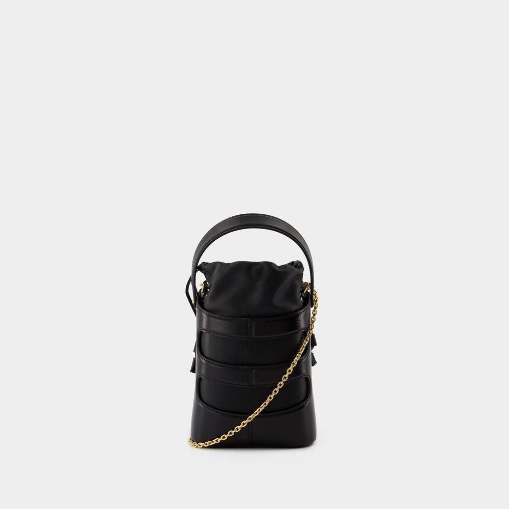 Alexander Mcqueen The Rise Mini Crossbody - Leather - Black