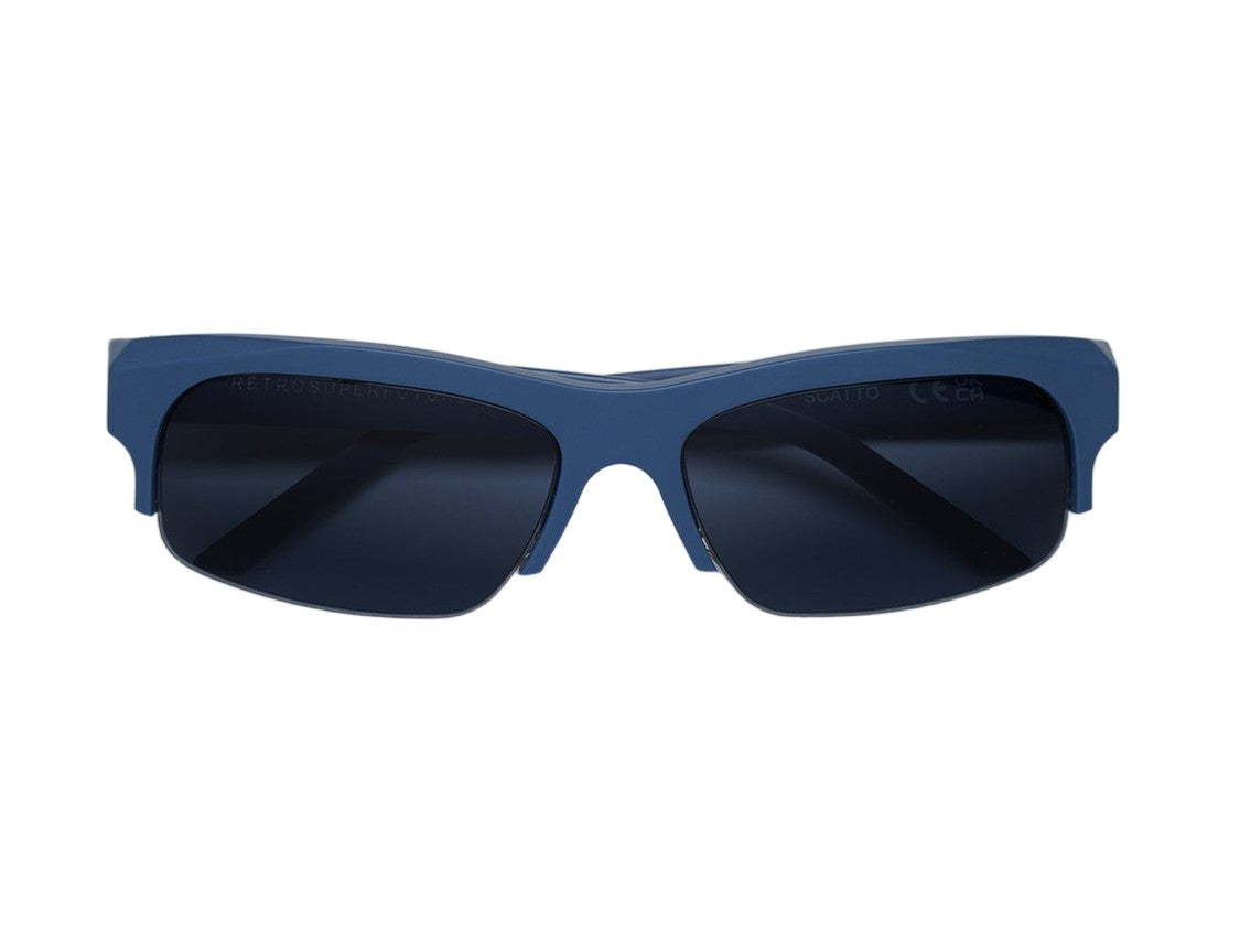 Retrosuperfuture Scatto Dusty Matte Angular Rectangular Sunglasses