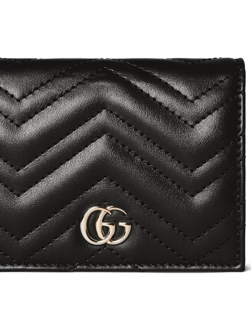 Gucci Rectangular Black Leather Cardholder