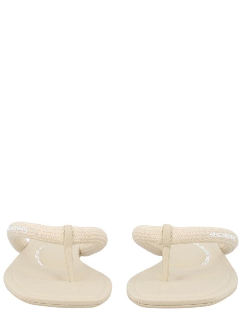 Alexander Wang Jenna Tubular Polyester Thong Sandals