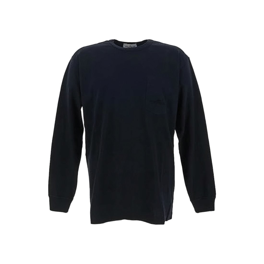 Stone Island Classic Crew Neck Long-Sleeve Cotton Shirt