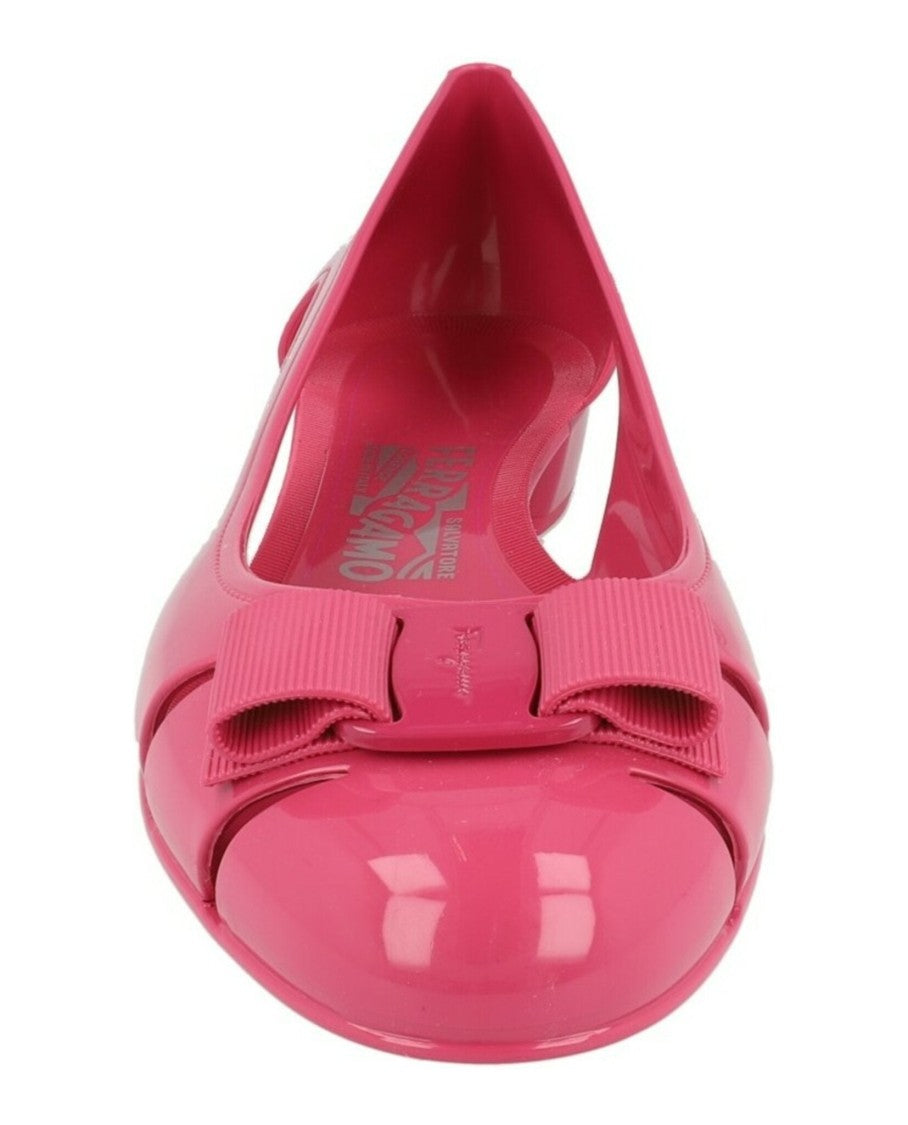 Ferragamo Vara Jelly Ballet Flats