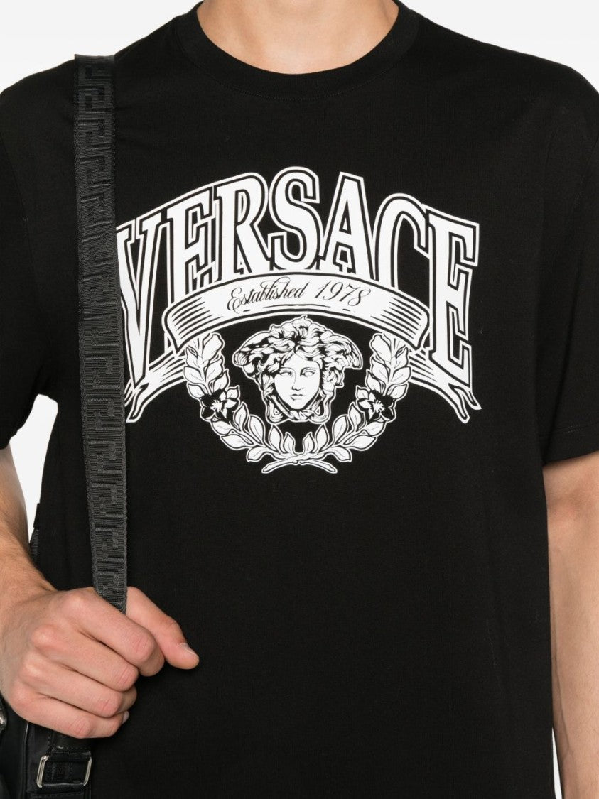 Versace T-Shirts And Polos Black