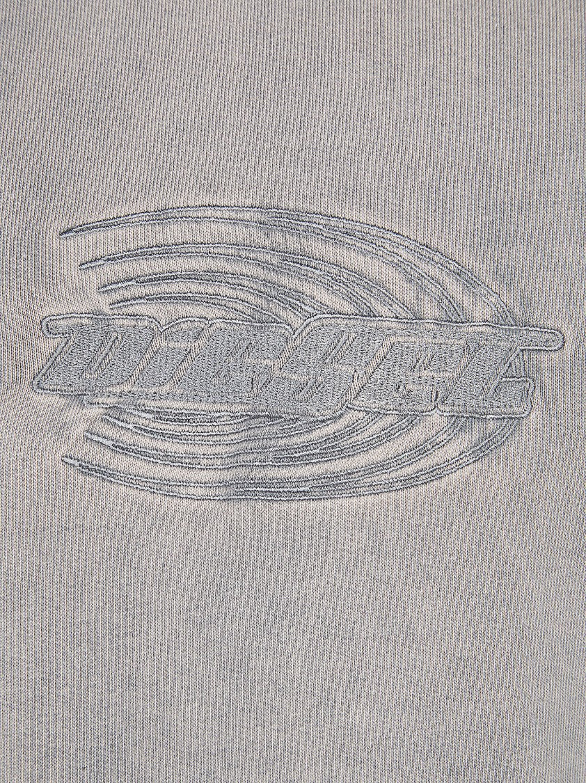 Diesel Relaxed Fit Oversized Hoodie With Spacious Hood