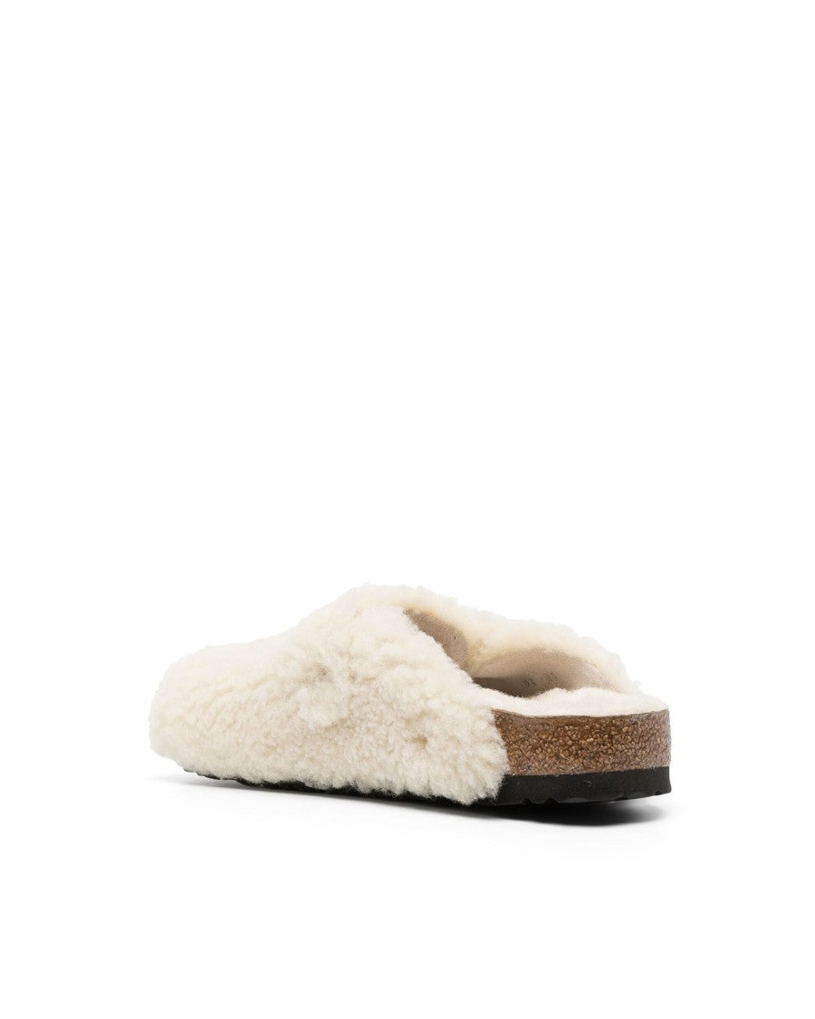 Birkenstock Shearling Boston Slip-On Shoes