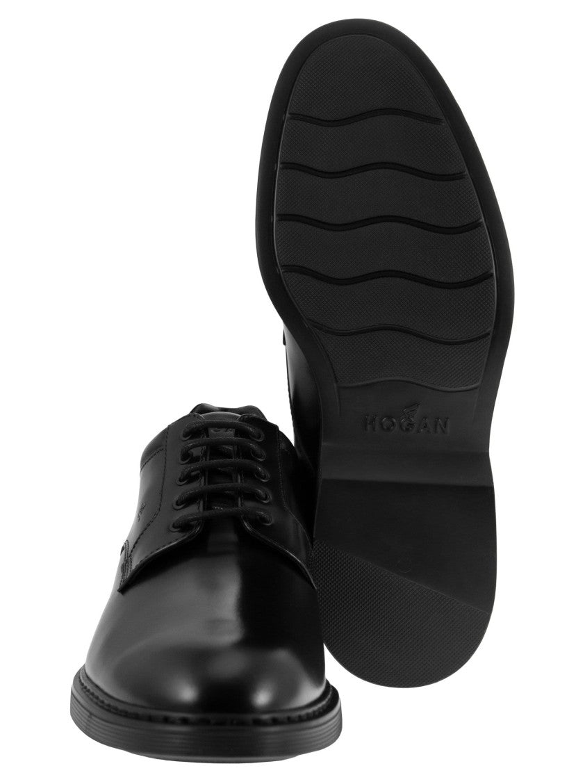 Hogan H576 - Derby Lace-Ups With Rubber Bottom