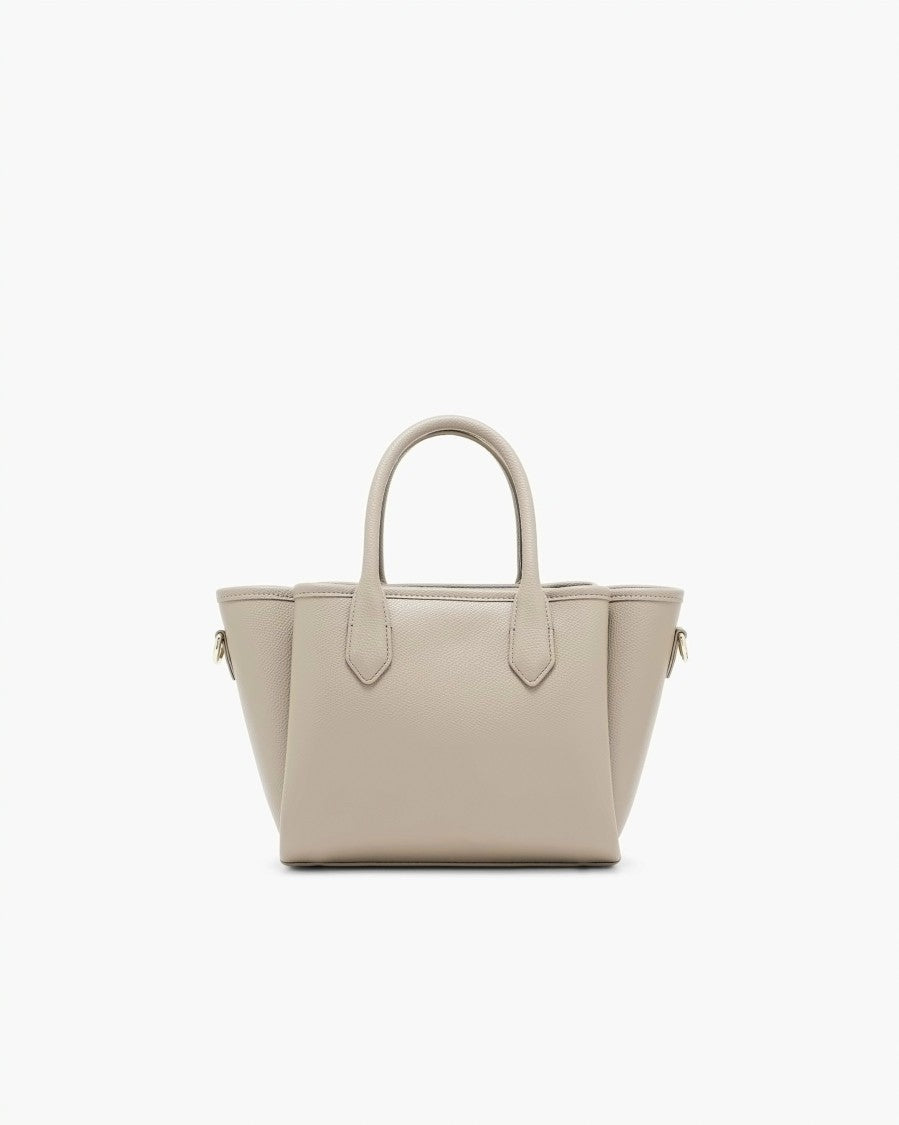 Emporio Armani Panelled Finish Detachable Strap Small Shopper