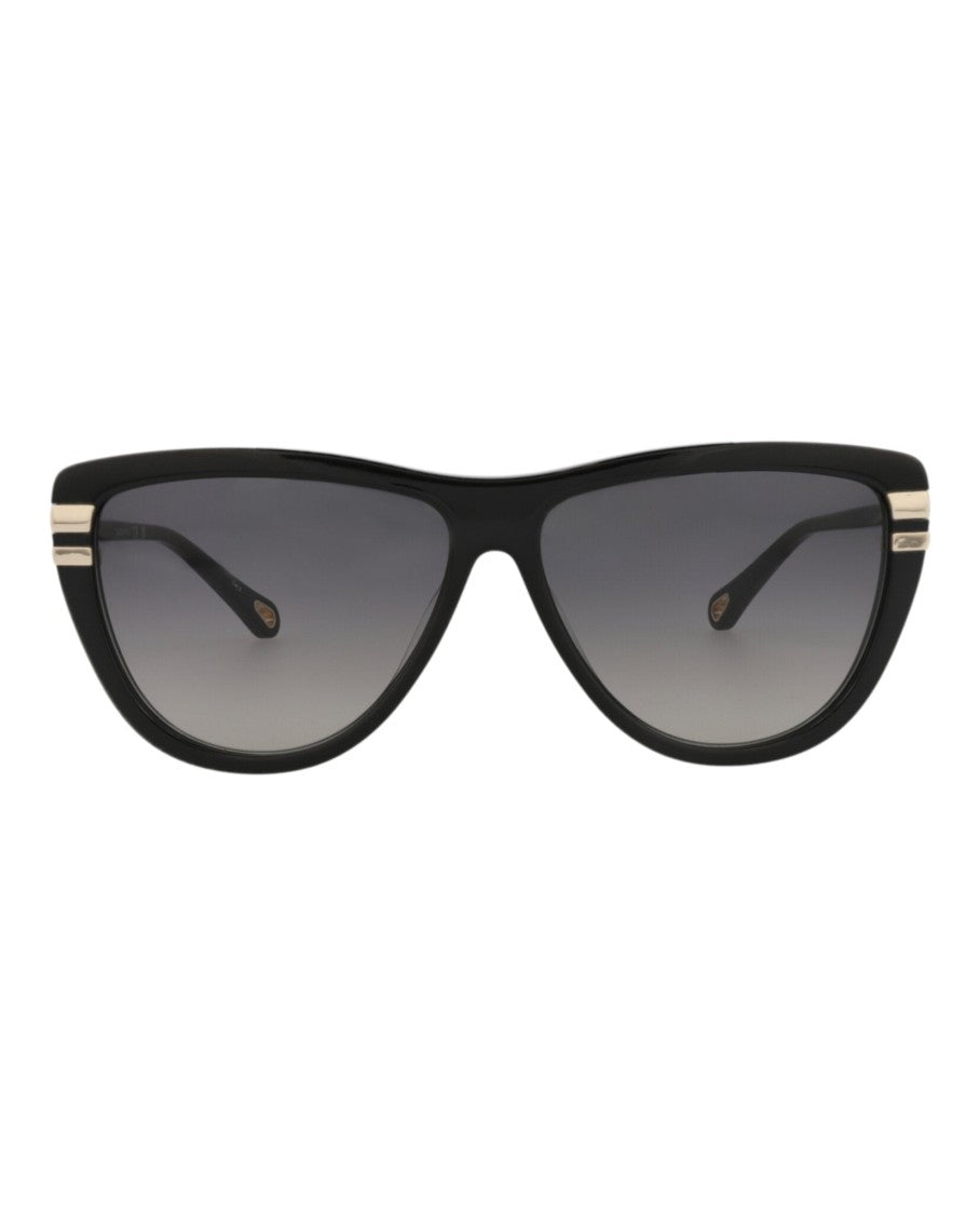 Chloé Square-Frame Recycled Acetate Sunglasses