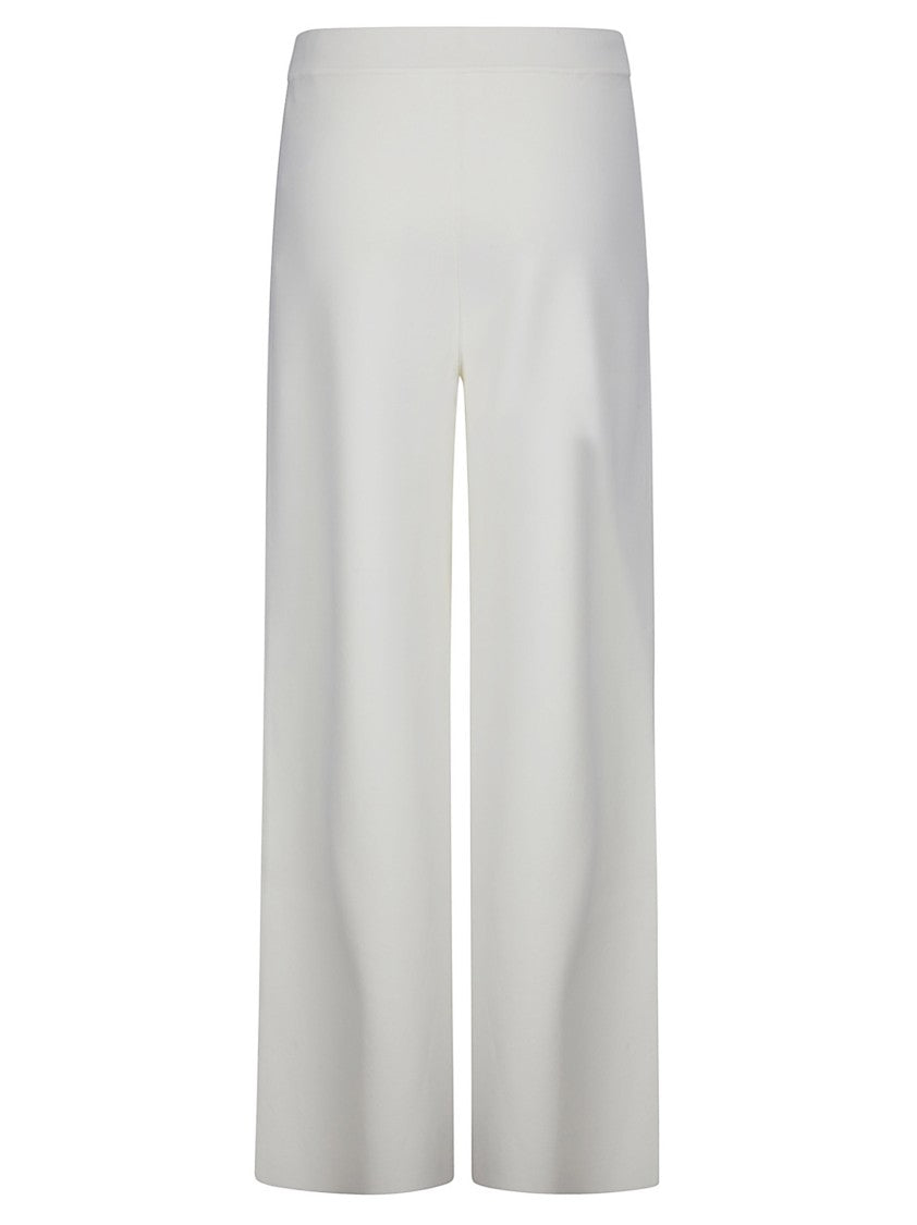 P.A.R.O.S.H. Straight Leg Trousers With Elastic Waistband