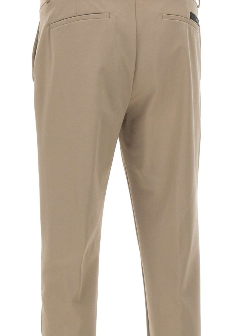 Rrd Brown Tailored Trousers With Classic Waistband