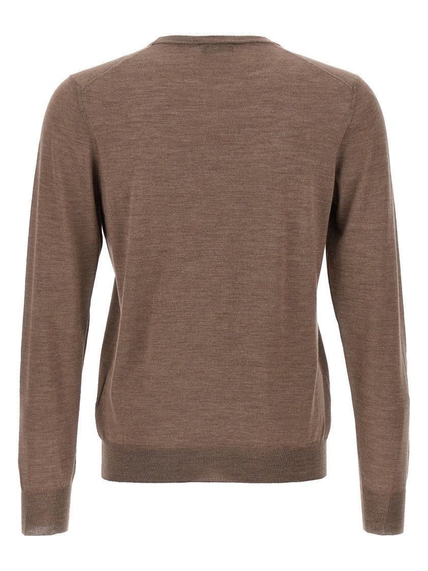 Barba Luxurious Wool-Silk Blend Crew-Neck Sweater